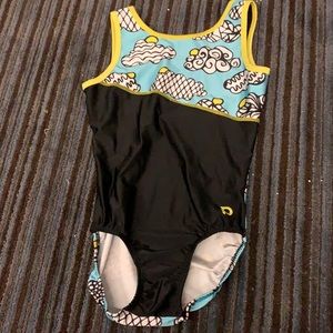 Plum practice wear leotard am